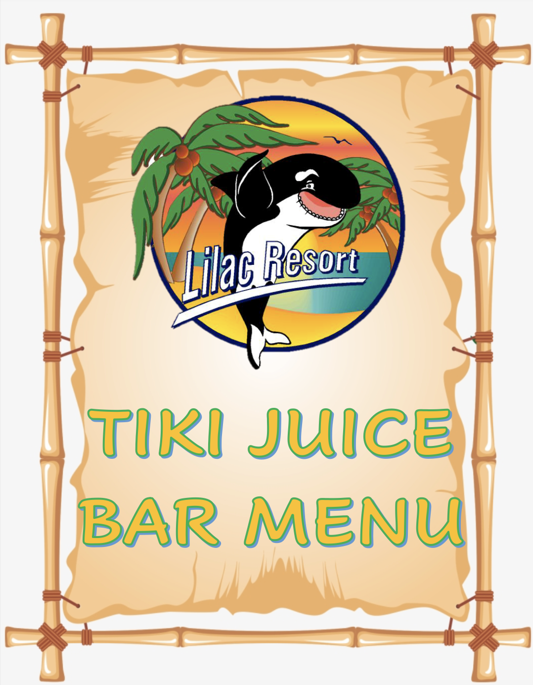 Tiki Juice Bar Lilac Resort; RV, Lodging and Water Park